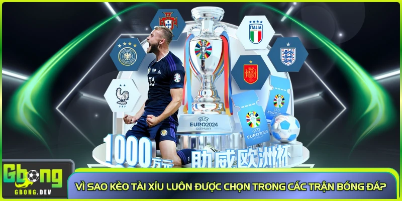 Vì sao kèo tài xỉu luôn được chọn trong các trận bóng đá?